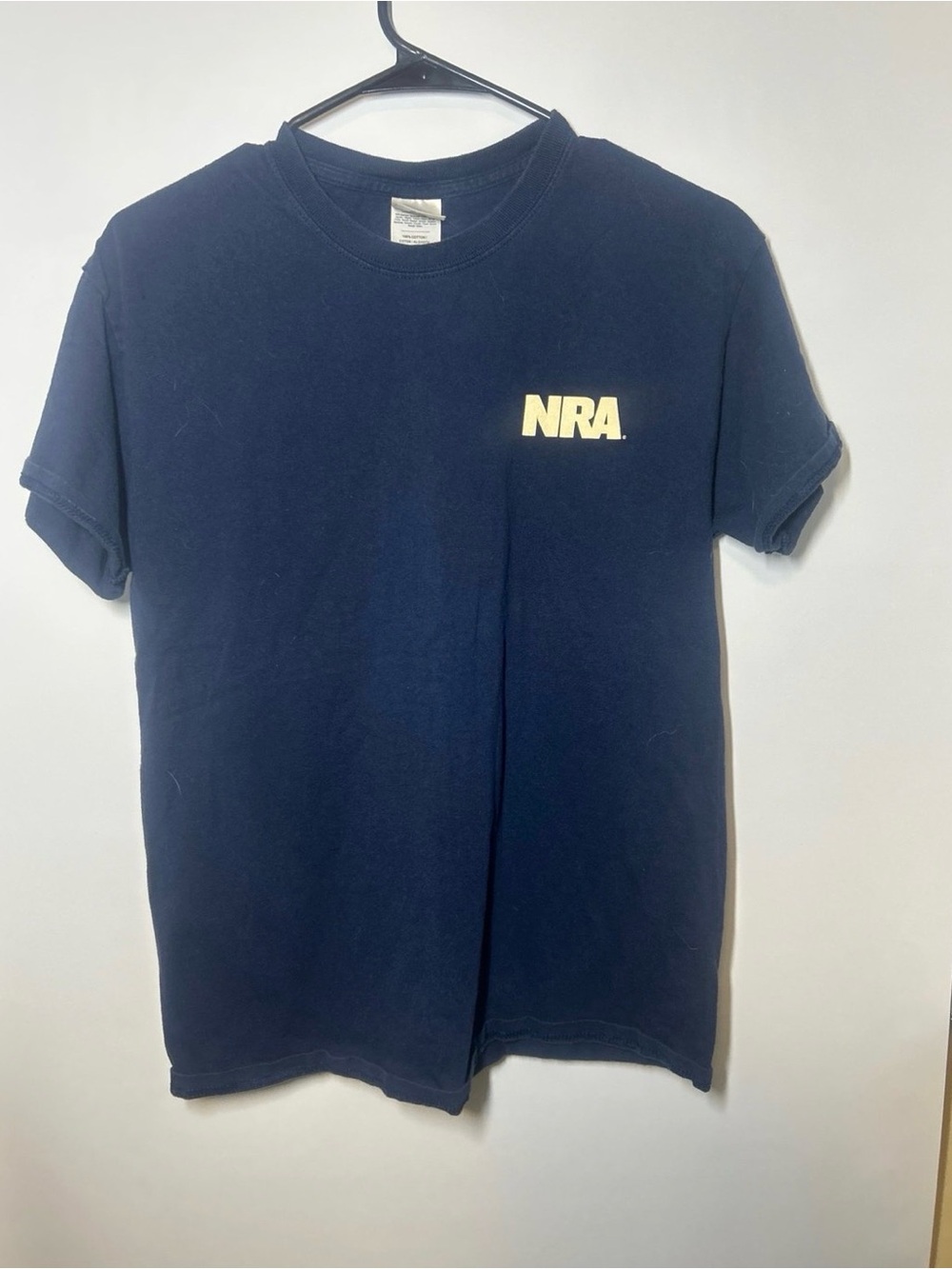 Gildan Navy Short-Sleeve NRA Logo Tee